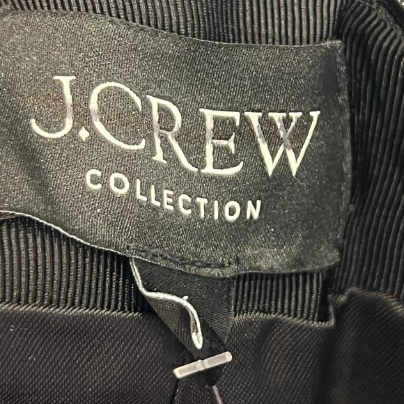 J.CREW Black Collection Mini Wrap Skirt in Faux Patent Leather Size 6 NWT - Picture 8 of 10